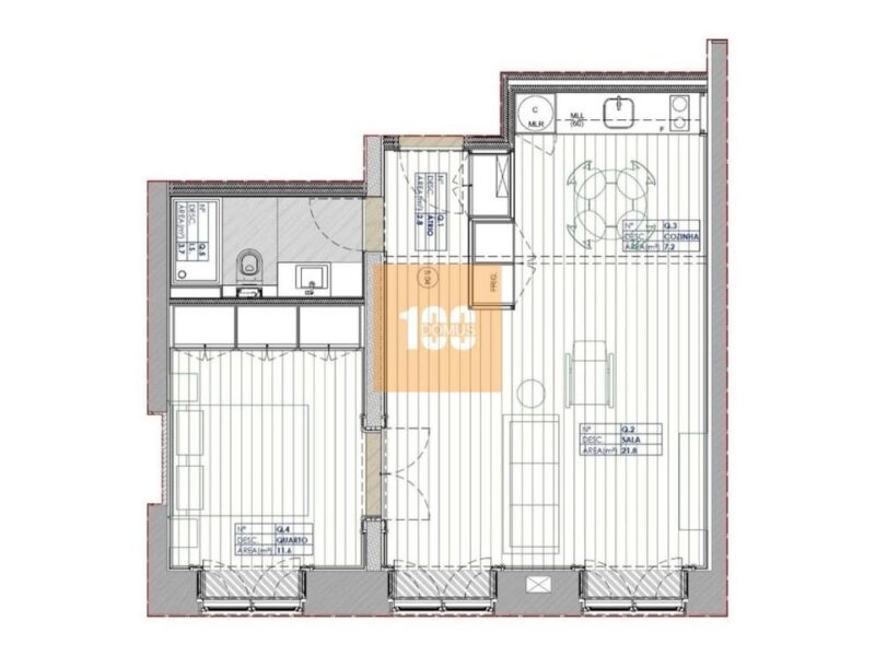 T1 com Licença AL - Rua de Cedofeita