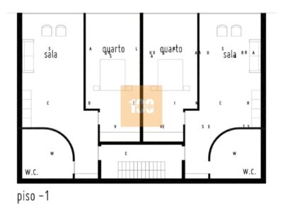 4 Casas C/ Projeto P/ Apartamentos