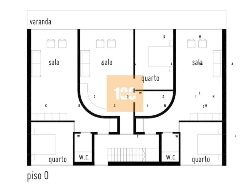 4 Casas C/ Projeto P/ Apartamentos