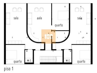 4 Casas C/ Projeto P/ Apartamentos