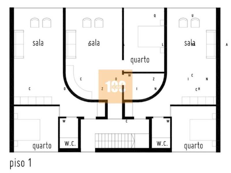 4 Casas C/ Projeto P/ Apartamentos