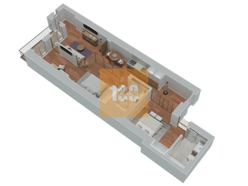 T1+1 com varanda - Palácio Marquesa