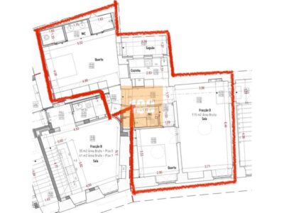 T2 à Rua das Flores