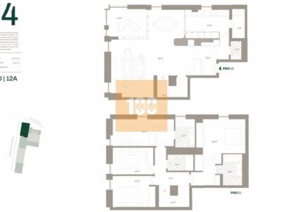 T4 duplex com varanda - The Yard