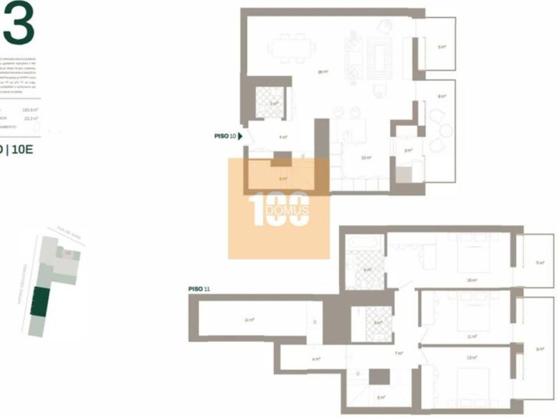 T3 duplex 4 varandas - The Yard